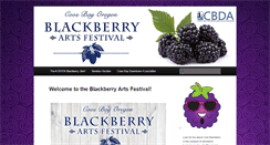 Desktop Screenshot of blackberryartsfestival.com