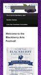 Mobile Screenshot of blackberryartsfestival.com